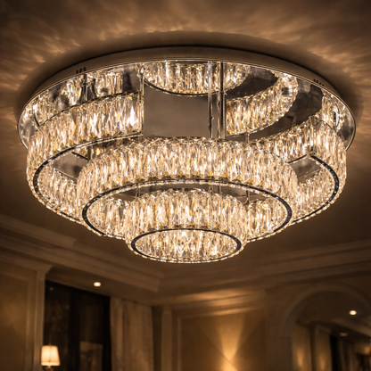 Royale Prism Crown Chandelier
