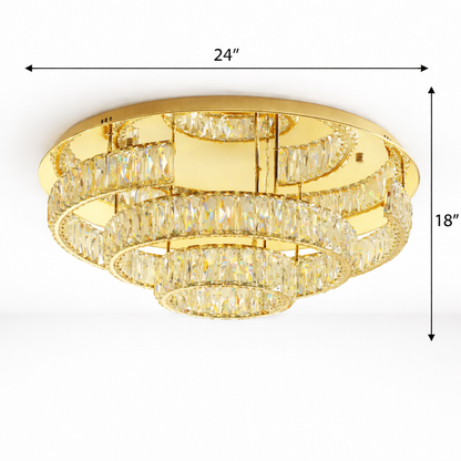 Royale Prism Crown Chandelier
