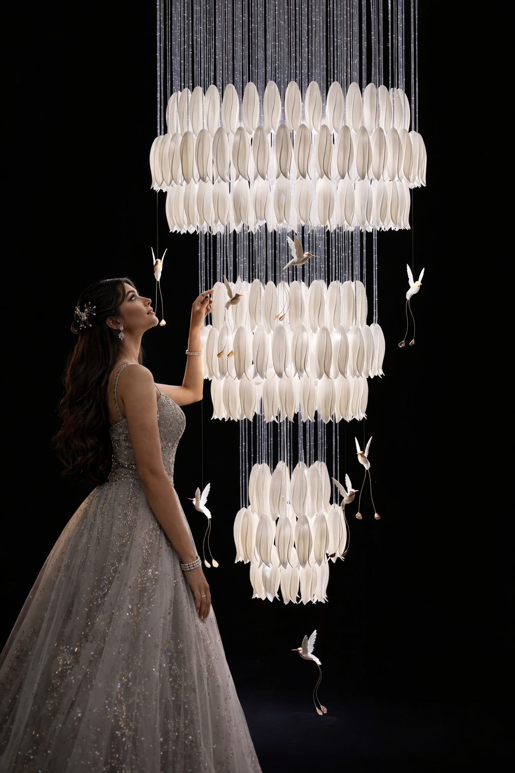 Tulip Pendant Chandelier Light