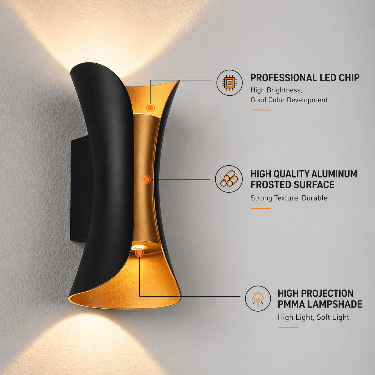 Velonix Façade Wall Light