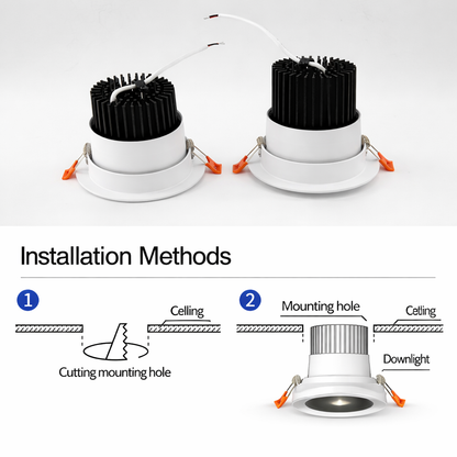 LED COB Spot Recessed Downlights