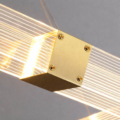 Zylo Square Acrylic Chandelier