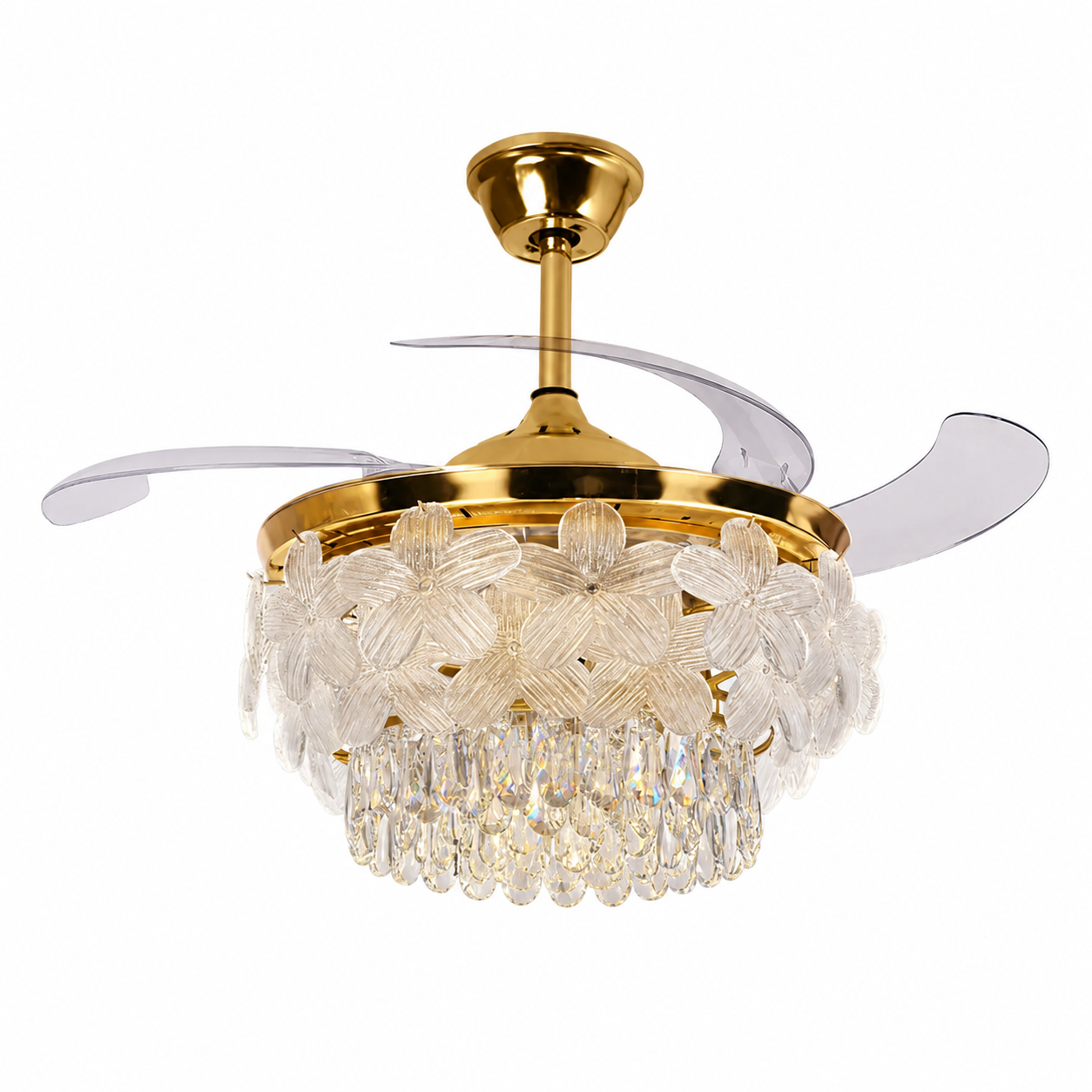 Floréa Luxe Chandelier Fan With Remote