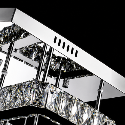 Grandéa Rectangular Crystal Chandelier
