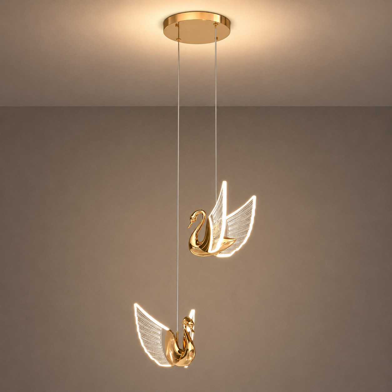 Swan Hanging Light