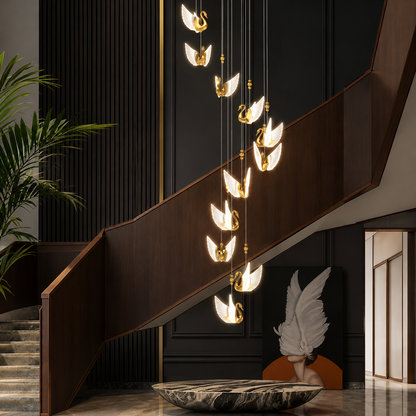 Swan Hanging Light