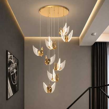 Swan Hanging Light