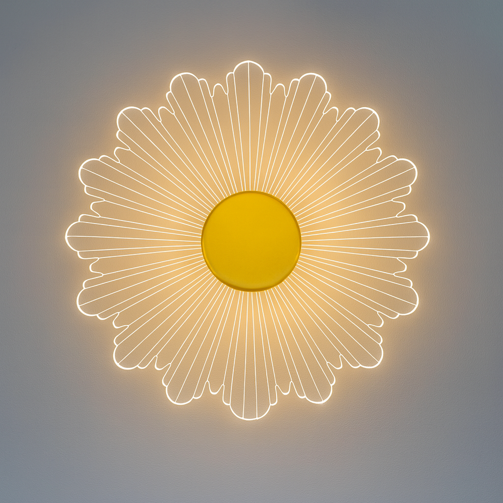 Sunflower wall Light
