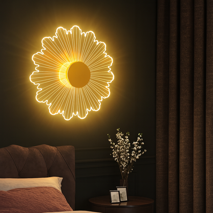 Sunflower wall Light