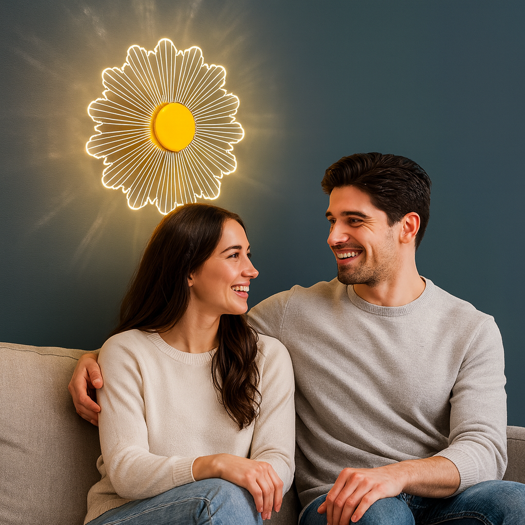 Sunflower wall Light