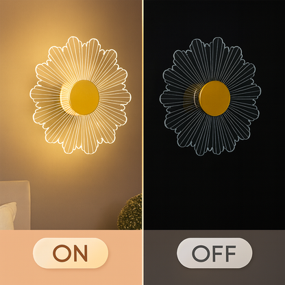 Sunflower wall Light