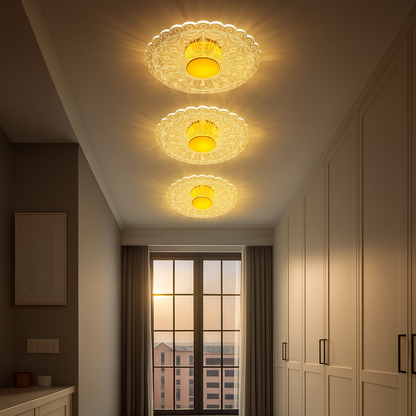Golden Mandala Wall Light