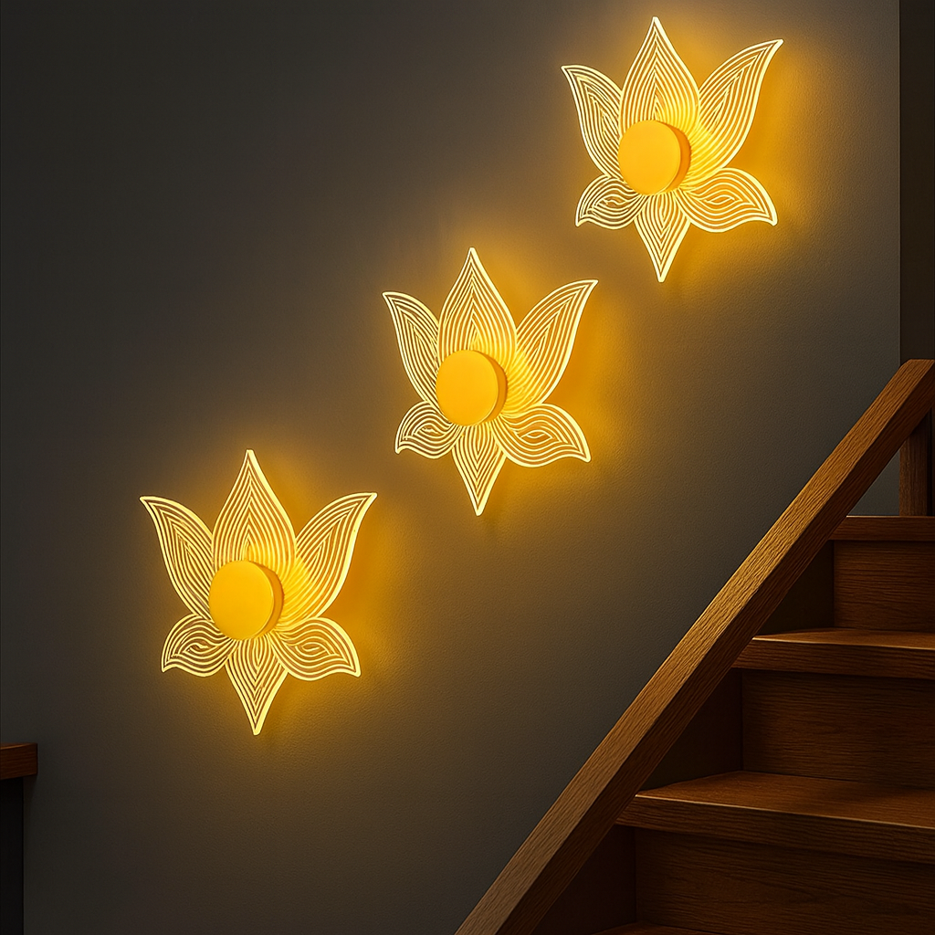 LotusGlow Wall Light
