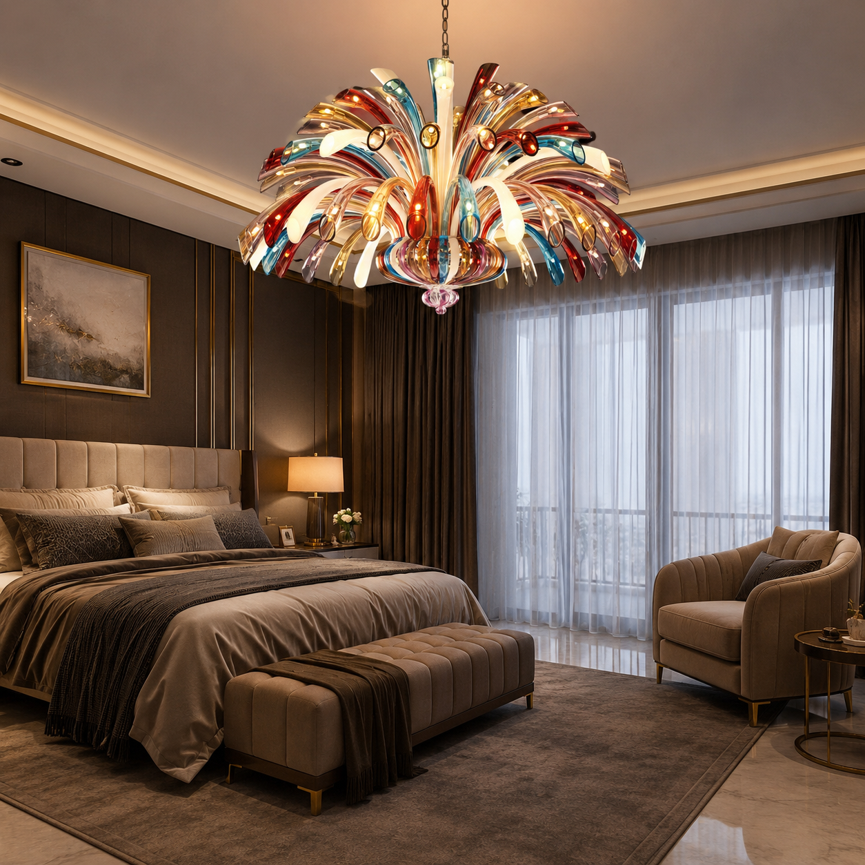 Spectrum Blossom Chandelier