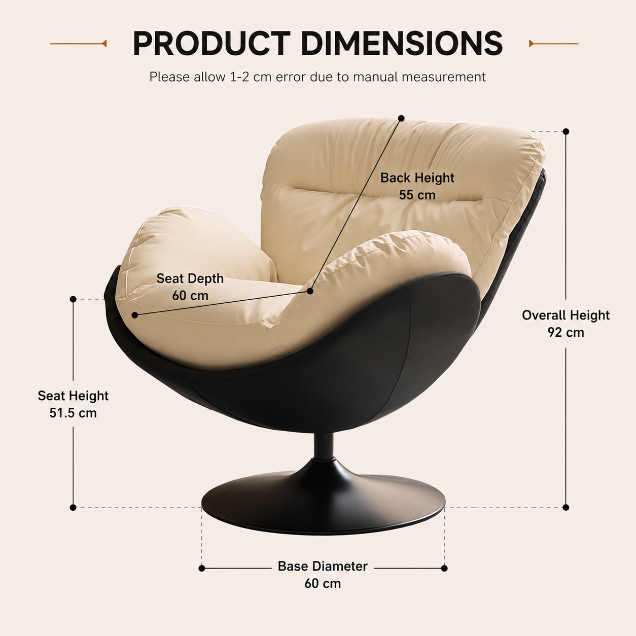 Lunara Swivel Lounge Chair