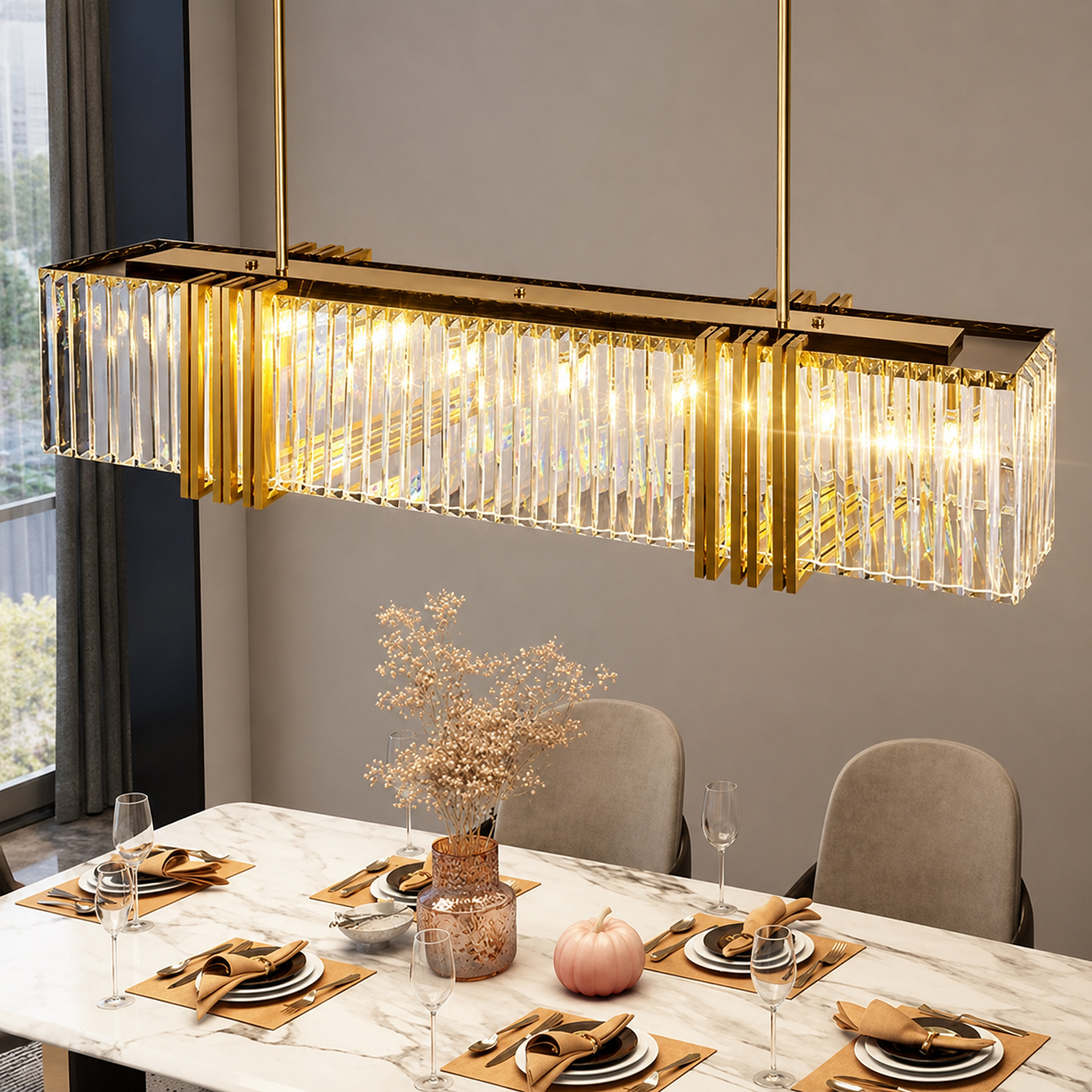 Zorel Rectangular Chandelier