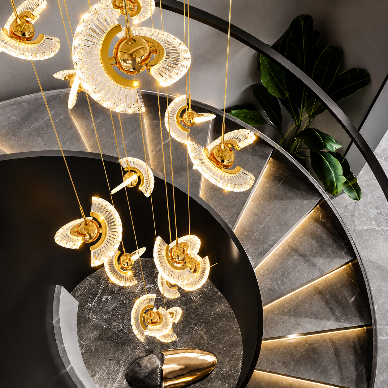 Elite Wings Rotatable Pendants Light