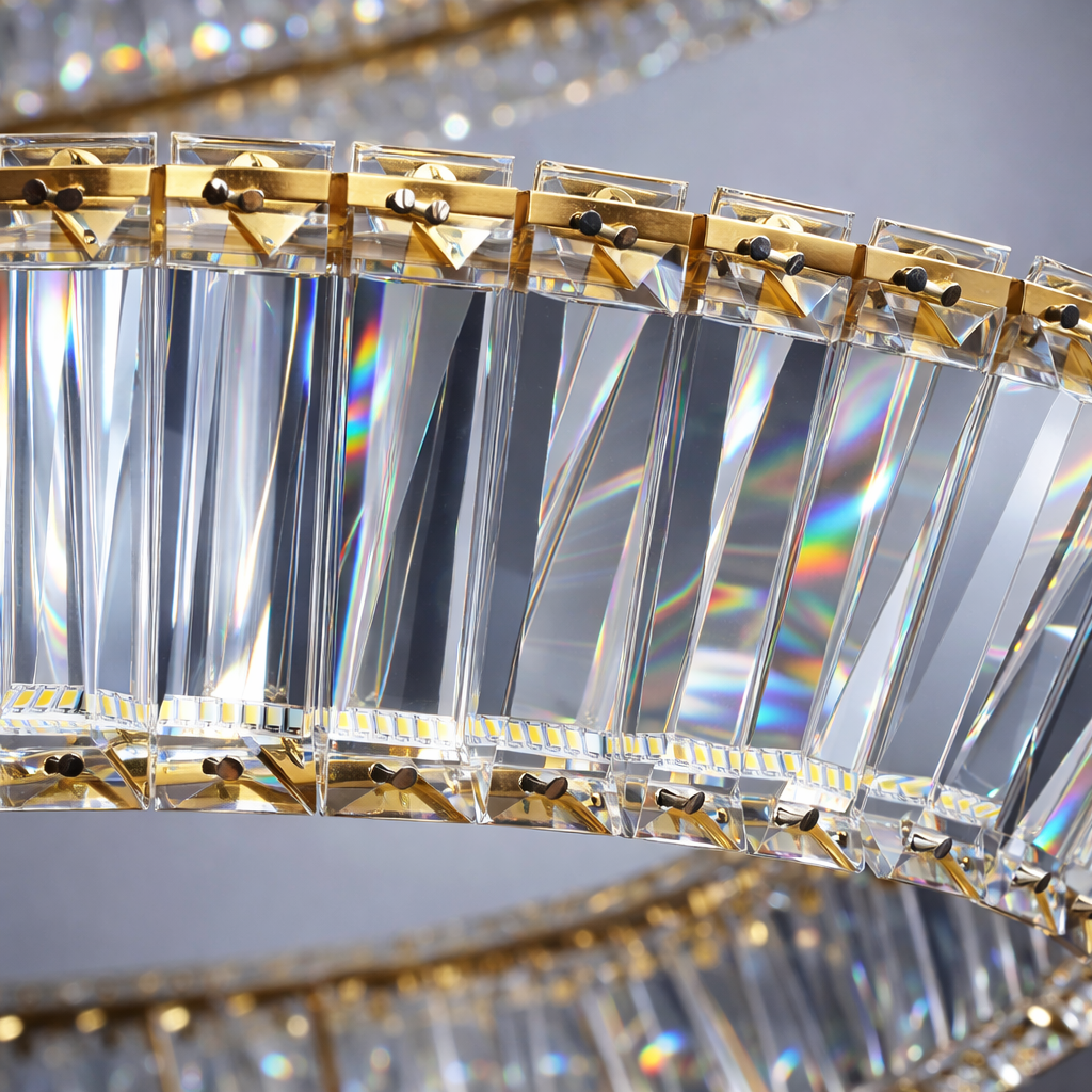 Crystal Zenith Ring Chandelier