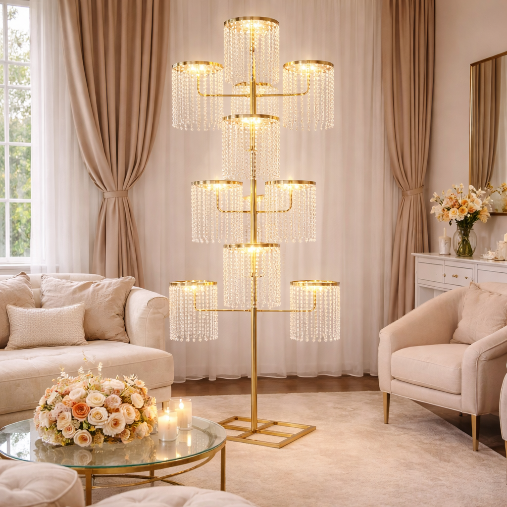 Royal Crystal Floor Light