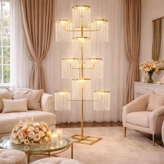 Royal Crystal Floor Light
