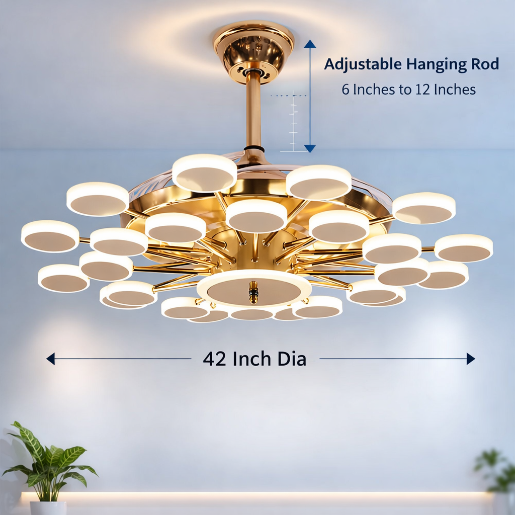 Starlume Chandelier Fan
