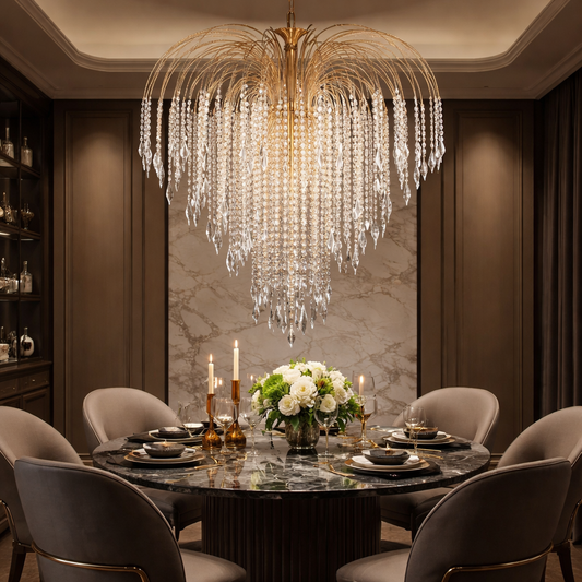 Meher Crystal Grand Chandelier