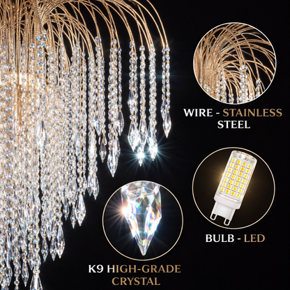Meher Crystal Grand Chandelier