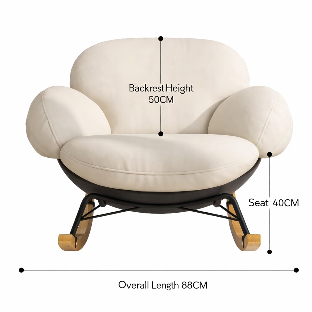 Velouré Comfort Recliner Sofa