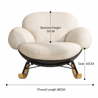 Velouré Comfort Recliner Sofa