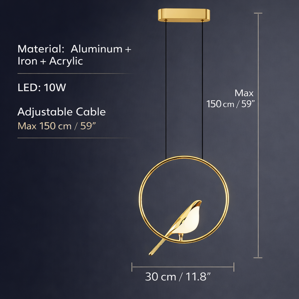Ornia Bird Led Hanging Light