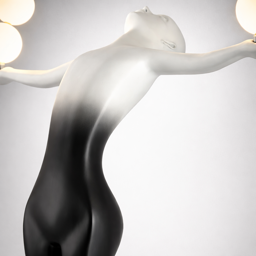 Celestial Arc Floor Sculpture Lamp