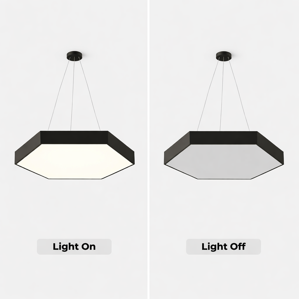 Hexagon LED Pendant Light