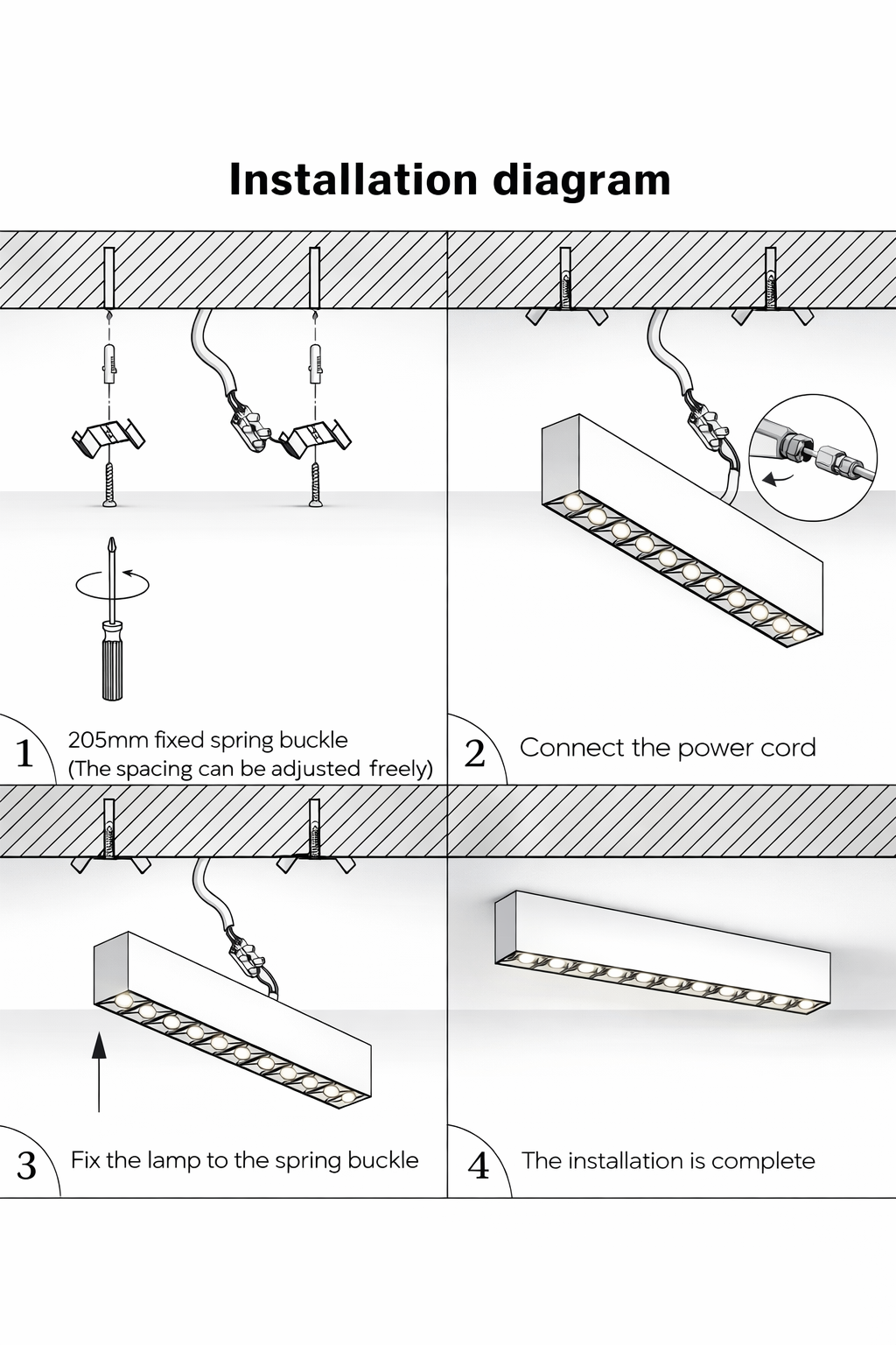 Linear COB LED Spotlight Bar