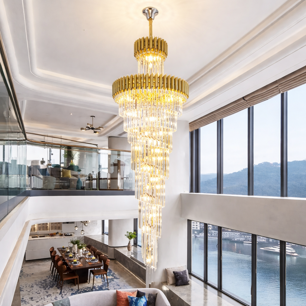 Twilight Spiral Chandelier