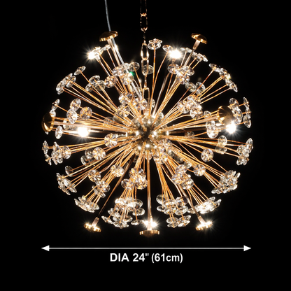 Golden Bloom Chandelier