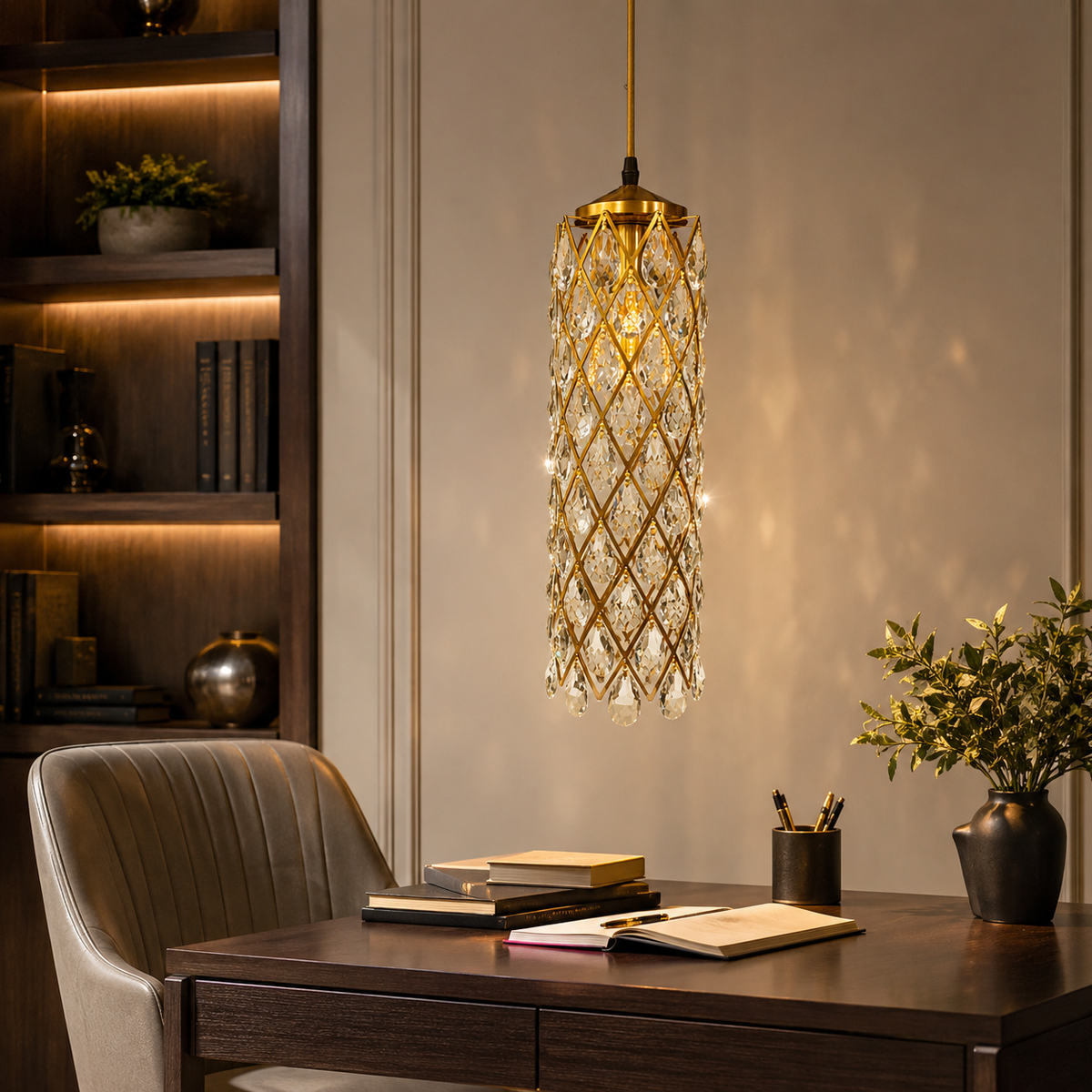 Élanza Crystal Hanging Light