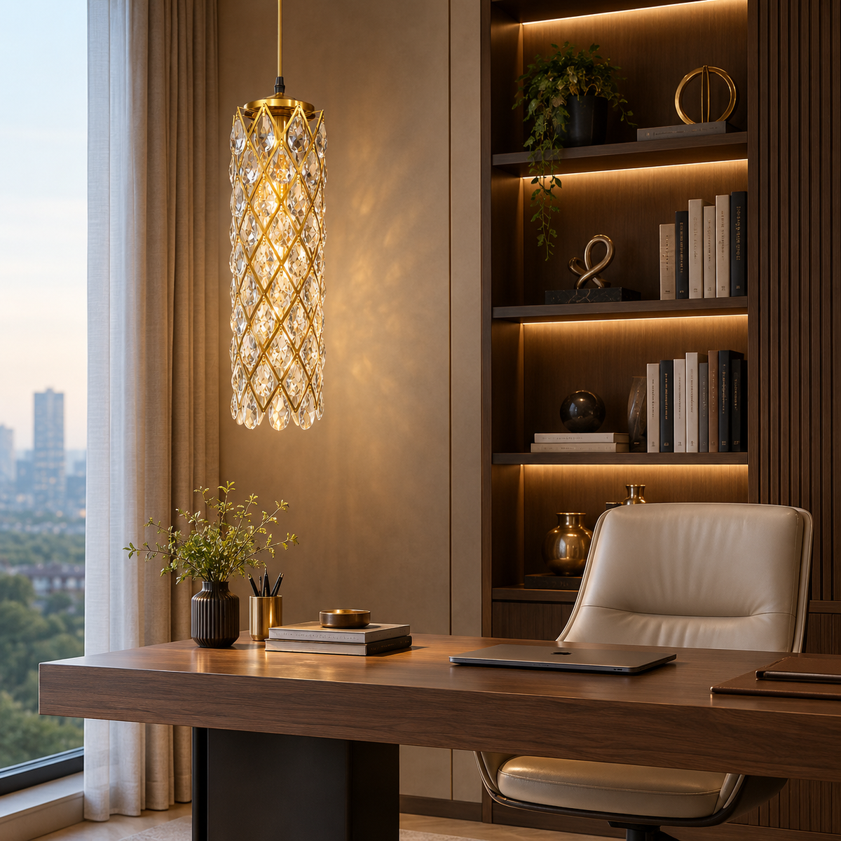 Élanza Crystal Hanging Light