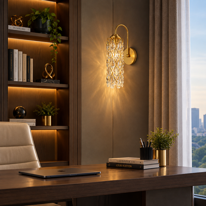 Élanza Crystal Wall Light