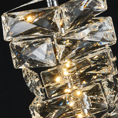 Élan Crystal Spiral Pendant