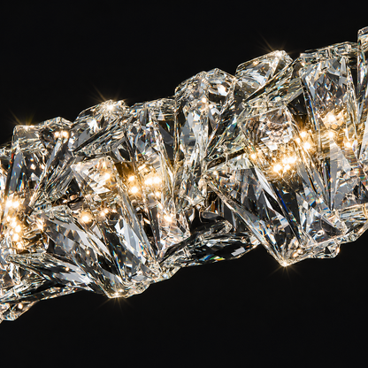 Élan Crystal Spiral Pendant