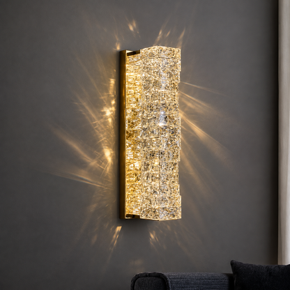 Élan Crystal Spiral Wall Light