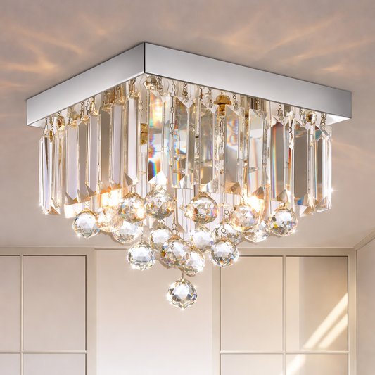 Sparkle Square Crystal Chandelier