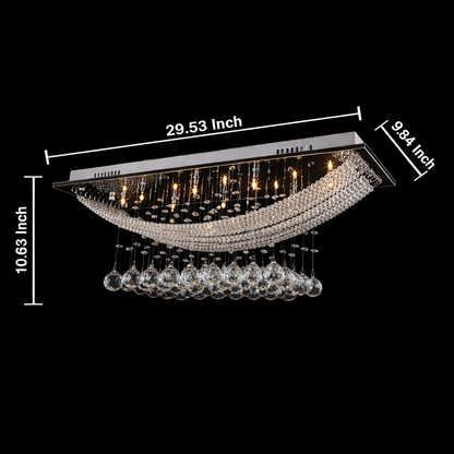 Prismara Flow Crystal Chandelier
