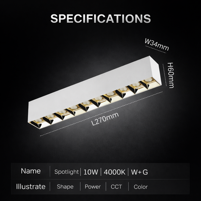 Linear COB LED Spotlight Bar