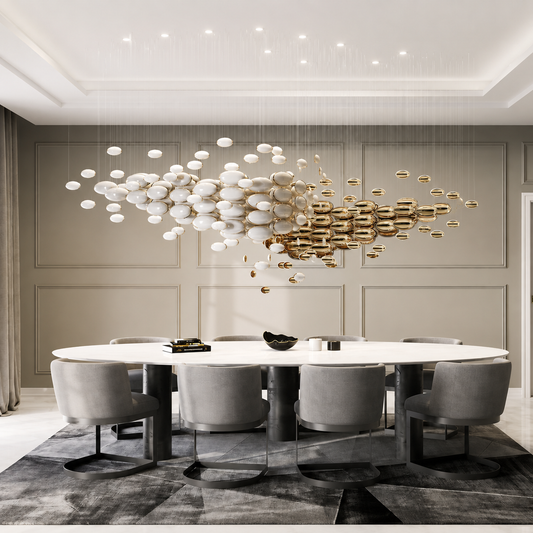 Pearl Oyster Chandelier