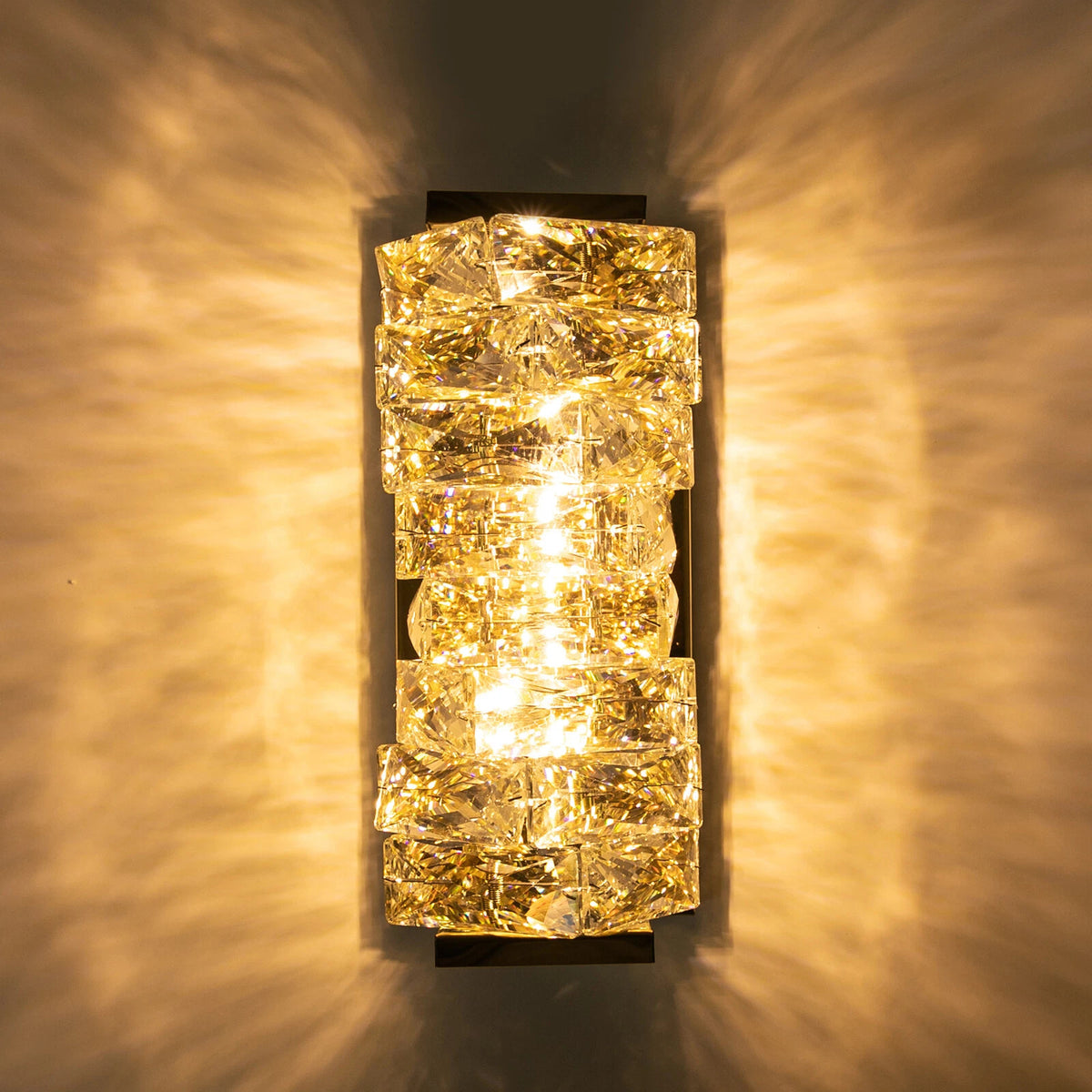 Elegant spiral crystal hanging light for contemporary home decor