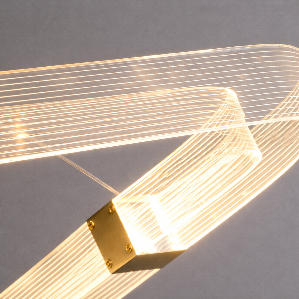 Zylo Square Acrylic Chandelier