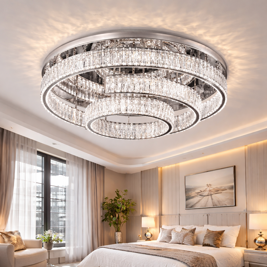 Royale Prism Crown Chandelier