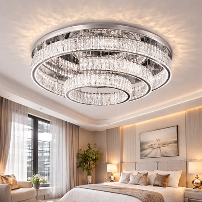 Royale Prism Crown Chandelier