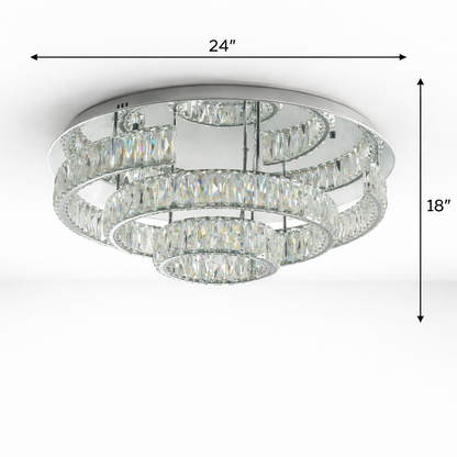 Royale Prism Crown Chandelier